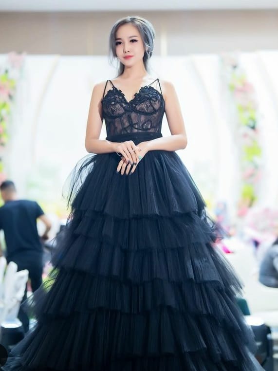 Black Mindy Ballgown C.E