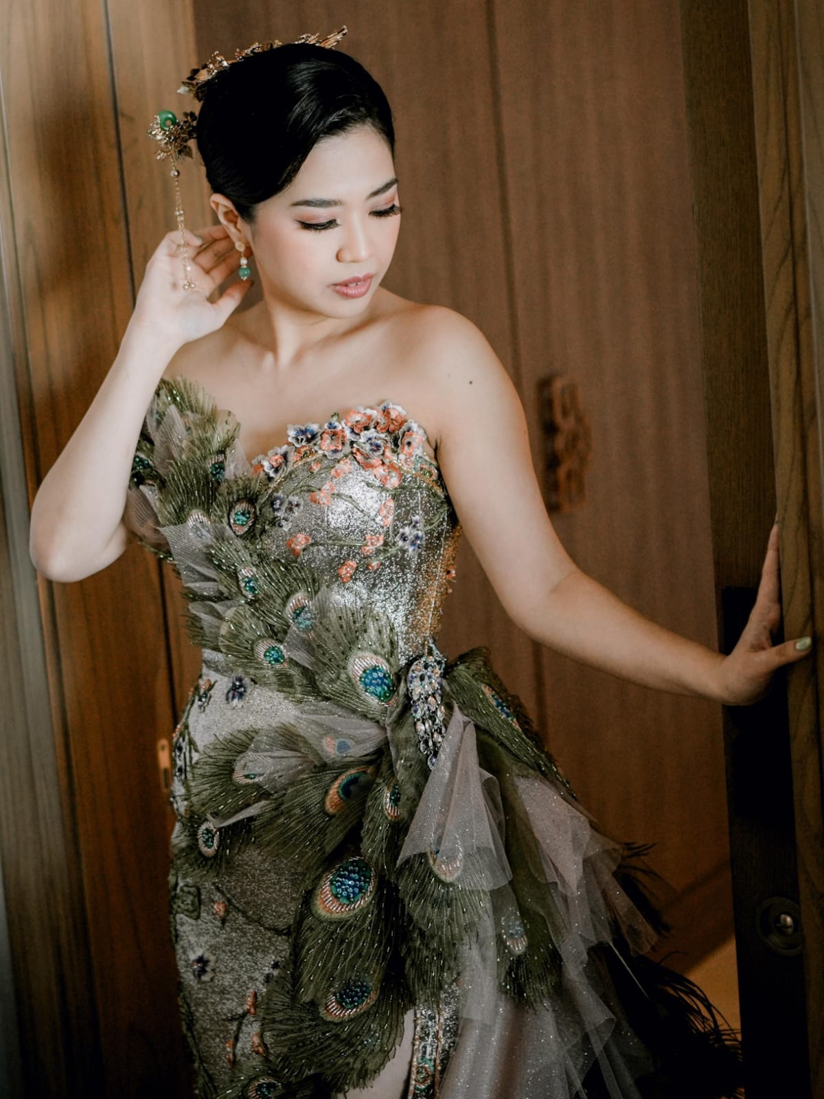 Champagne Gold Cheongsam Brenda E.H