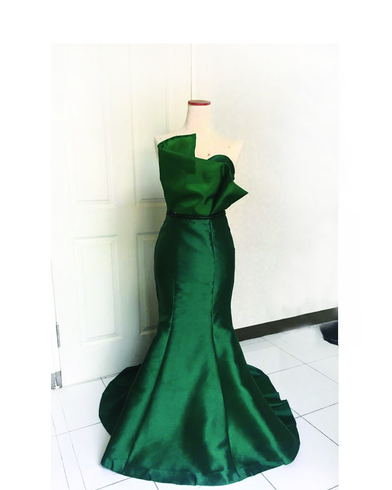 Emerald  Green Peplum 