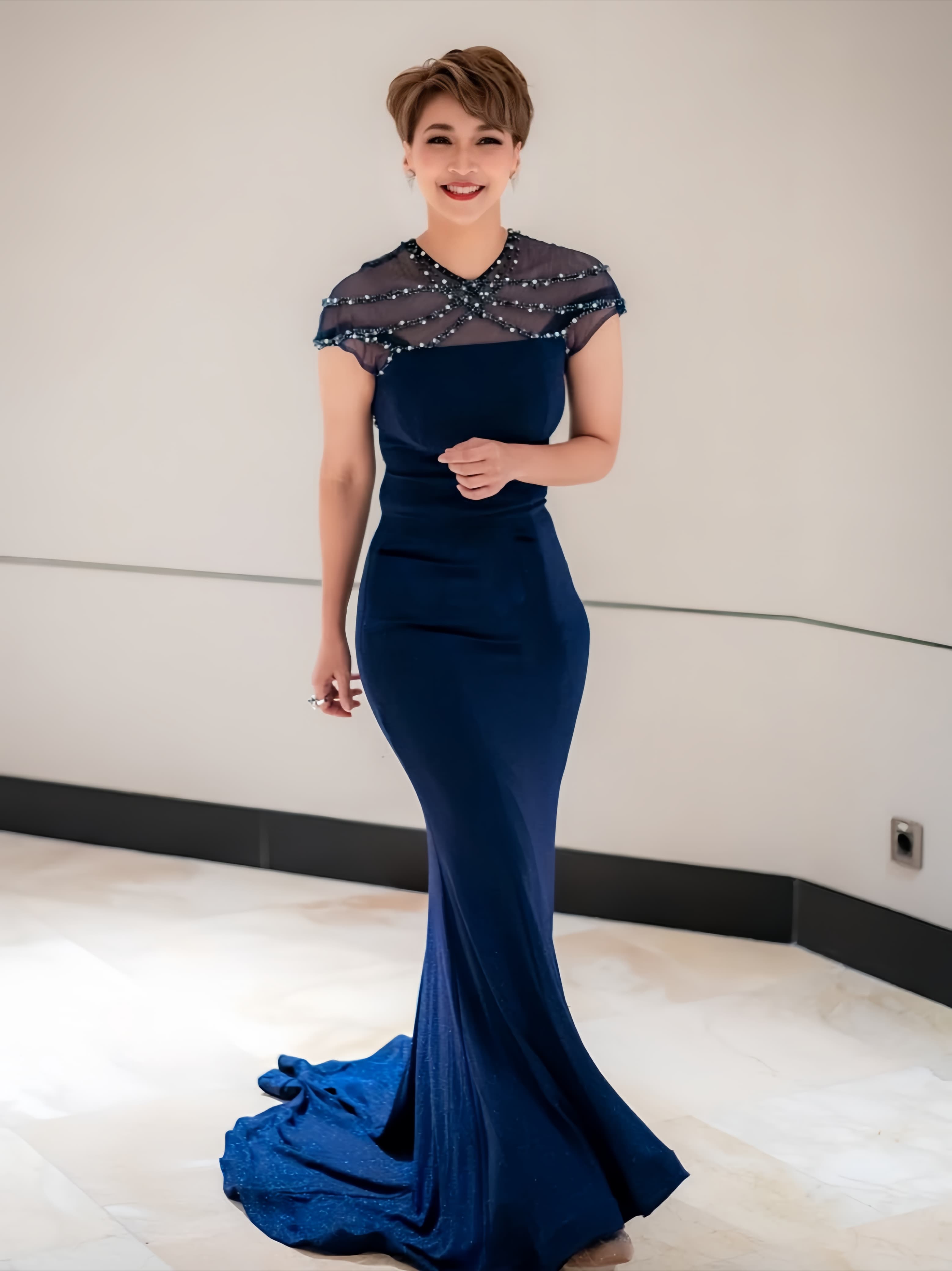 Navy Blue Talita Mermaid AI