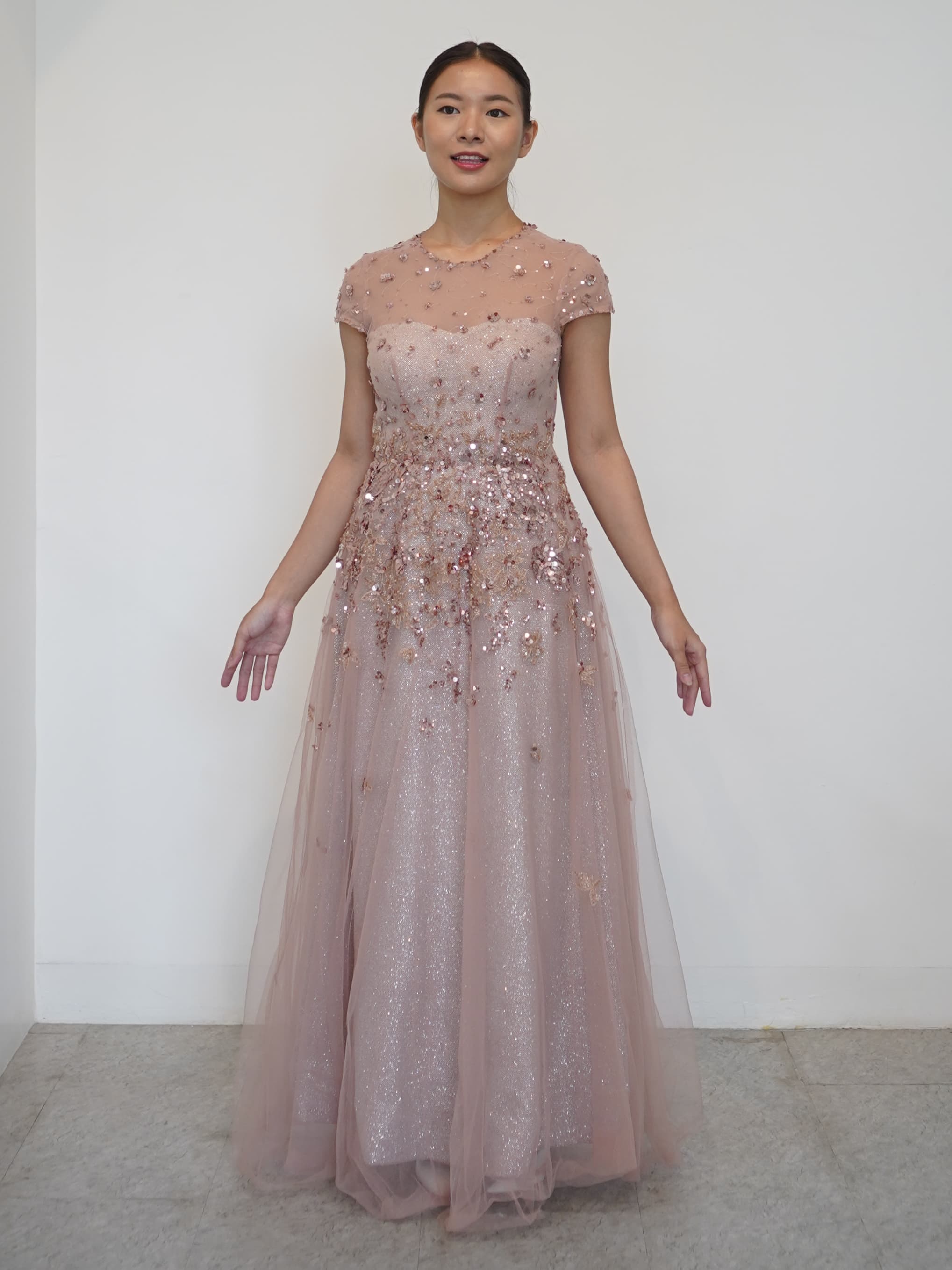 Rose Gold Martha A-Line CF