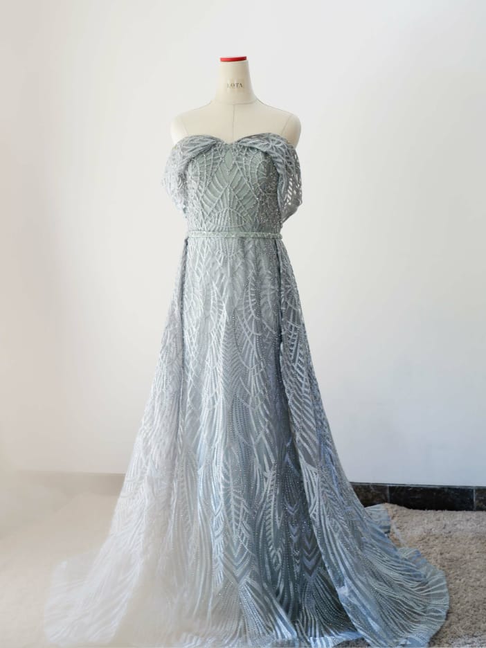 Silver Ice Blue Wien With Skirt